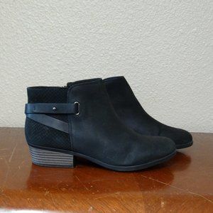 Clarks Black Ankle Booties